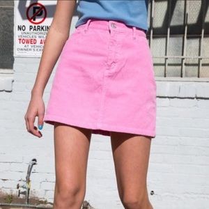 Brandy Melville Galt Bubblegum Pink Juliette Skirt